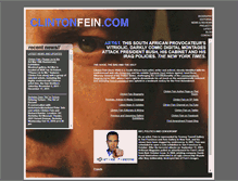 Tablet Screenshot of clintonfein.com